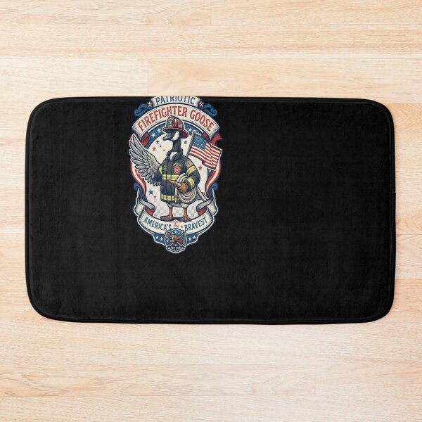 Item preview, Patriotic Firefighter Goose designed and sold by medan1.