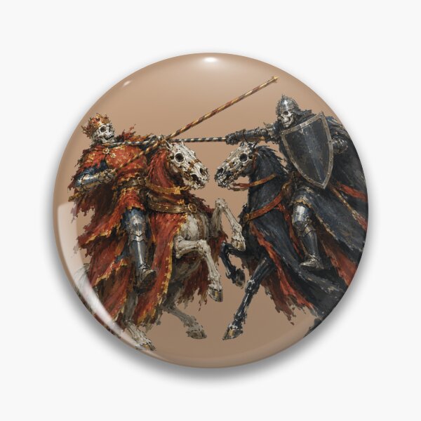 Item preview, Skeleton Knight Joust Dark Medieval Fantasy Art designed and sold by ZOHRR.