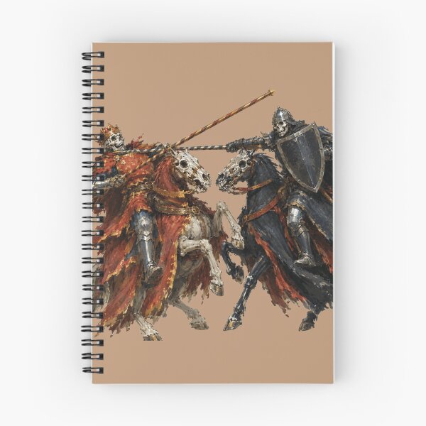 Item preview, Skeleton Knight Joust Dark Medieval Fantasy Art designed and sold by ZOHRR.