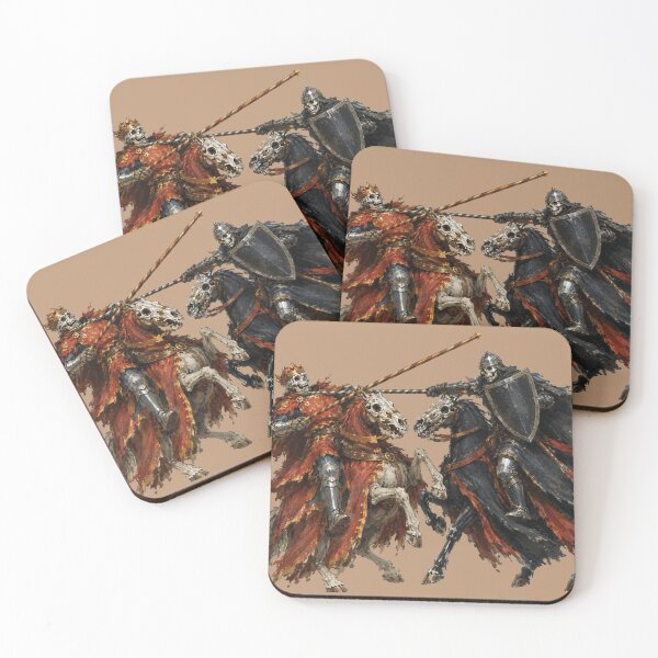 Item preview, Skeleton Knight Joust Dark Medieval Fantasy Art designed and sold by ZOHRR.