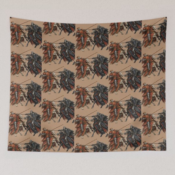 Item preview, Skeleton Knight Joust Dark Medieval Fantasy Art designed and sold by ZOHRR.