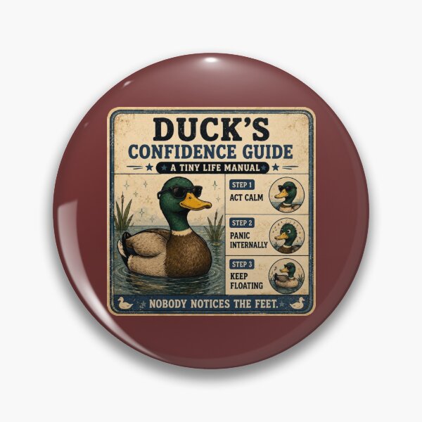 Item preview, Duck's Confidence Guide - Tiny Life Manual designed and sold by TheHodgePodge.
