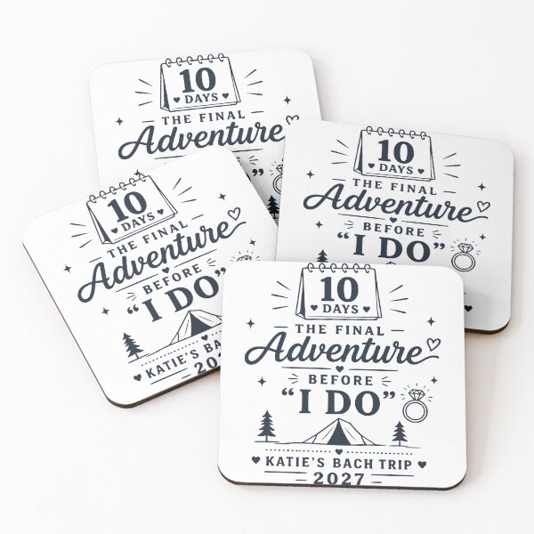 Item preview, The Final Adventure Before I Do Camping Bachelor Party Design designed and sold by TeeVerse27.