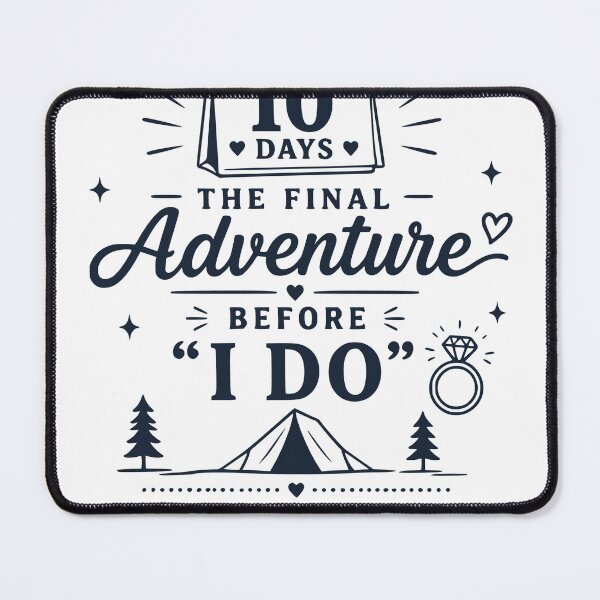 Item preview, The Final Adventure Before I Do Camping Bachelor Party Design designed and sold by TeeVerse27.