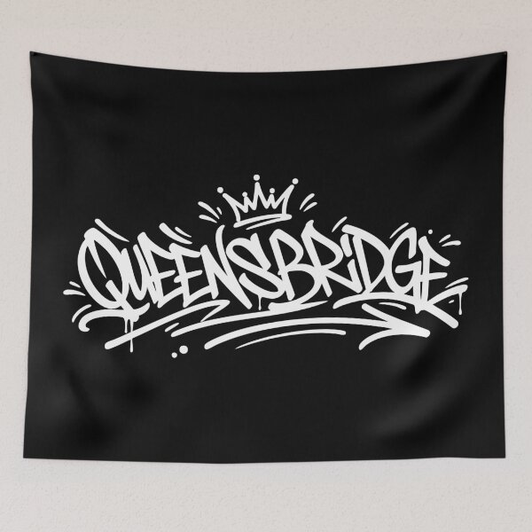 Item preview, Queensbridge New York Graffiti Design - Old School Hip Hop & Gangsta Rap Culture Inspired Artwork designed and sold by Design Atlas.