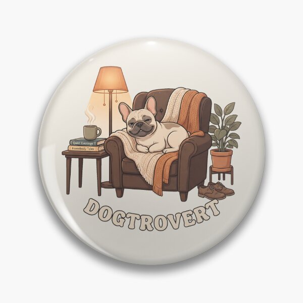 Item preview, Cozy Dogtrovert Frenchie Relaxing Art designed and sold by MythicCotton.