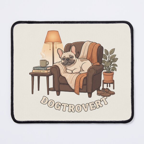 Item preview, Cozy Dogtrovert Frenchie Relaxing Art designed and sold by MythicCotton.
