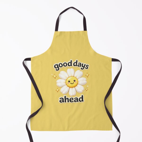 Item preview, Good Days Ahead Kawaii Daisy Sticker | 3D Cute Smiling Flower | Positive Quote | Happy Floral Cartoon designed and sold by StickyDelights.