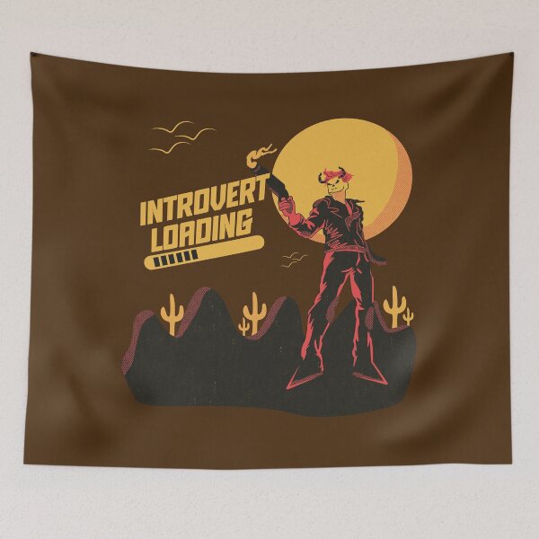 Item preview, Social Anxiety Introverted Humor Illustration designed and sold by beboplab.
