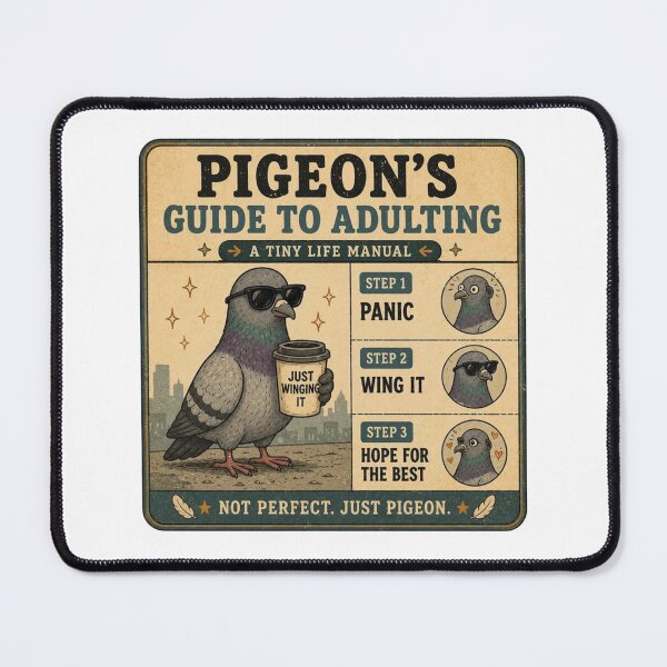 Item preview, Pigeons Guide to Adulting - Tiny Life Manual designed and sold by TheHodgePodge.