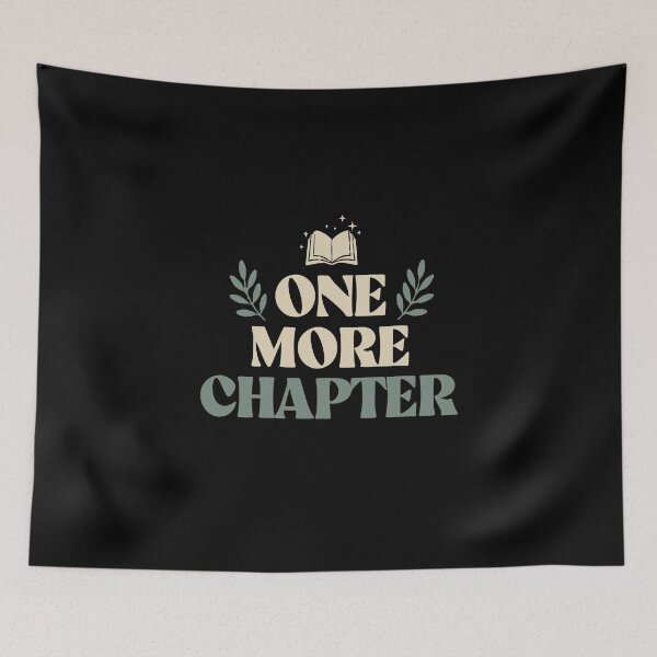 Item preview, One More Chapter Book Lover Typography T-Shirt designed and sold by Daily Mood Tees.