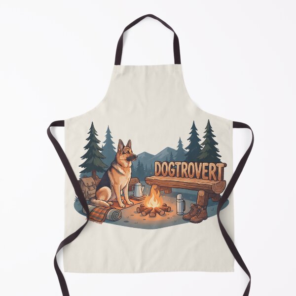 Item preview, Cozy Dogtrovert German Shepherd Campfire designed and sold by MythicCotton.