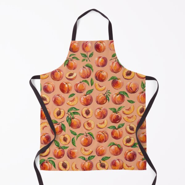 Item preview, Sweet Peaches Pattern - Painted Fruit Print designed and sold by Megaera8.