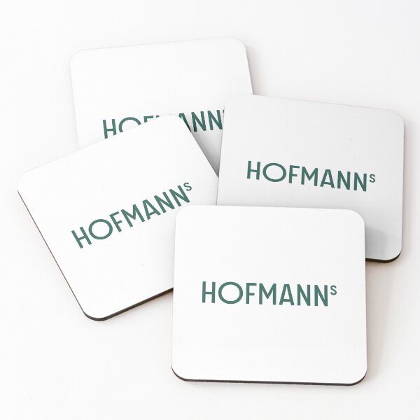 Item preview, Hofmanns Dark Green Minimalist Typography Logo designed and sold by aglbath.