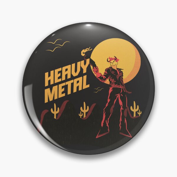 Item preview, Heavy Metal 80s Rock Music Illustration designed and sold by beboplab.