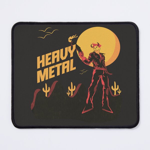 Item preview, Heavy Metal 80s Rock Music Illustration designed and sold by beboplab.