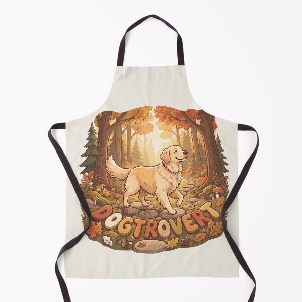 Item preview, Cute Dogtrovert Golden Retriever Autumn Walk designed and sold by MythicCotton.