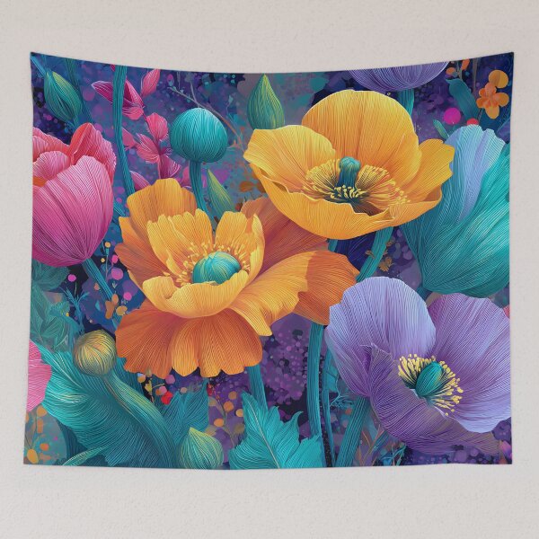 Item preview, Vivid flower garden designed and sold by ScienceRex.
