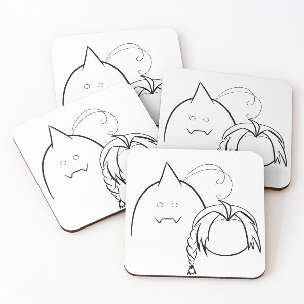 Item preview, "Edo and Aru" Lineart designed and sold by YohakuShop.