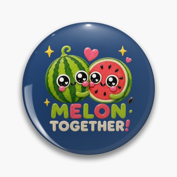 Artikelvorschau, Melone Together Cute Kawaii Watermelon Couple entworfen und verkauft von Liv Solara.