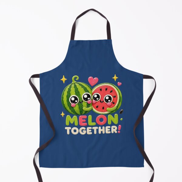 Item preview, Melon Together Cute Kawaii Watermelon Couple designed and sold by Liv Solara.