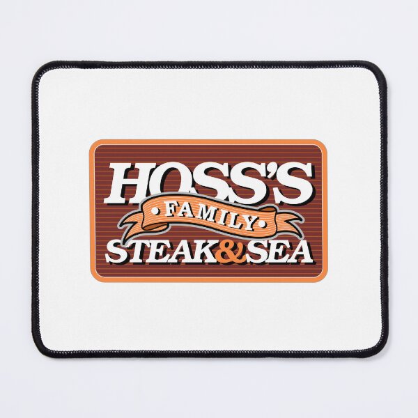 Item preview, Hoss's Family Steak and Sea Vintage Diner Sign designed and sold by aglbath.