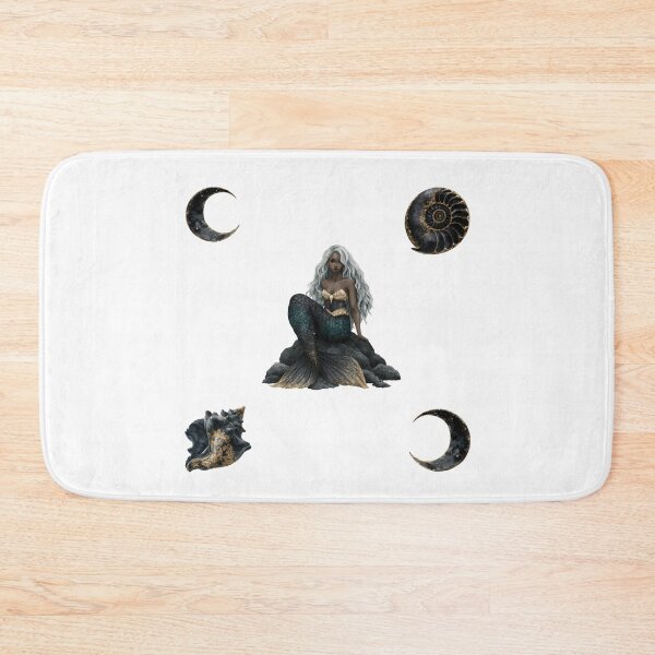 Item preview, Dark ocean aesthetic sticker pack mermaid moon shells designed and sold by olenapetol.