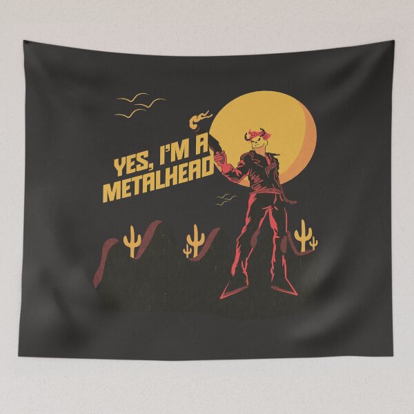 Item preview, Funny Metal Classic Rock Illustration designed and sold by beboplab.