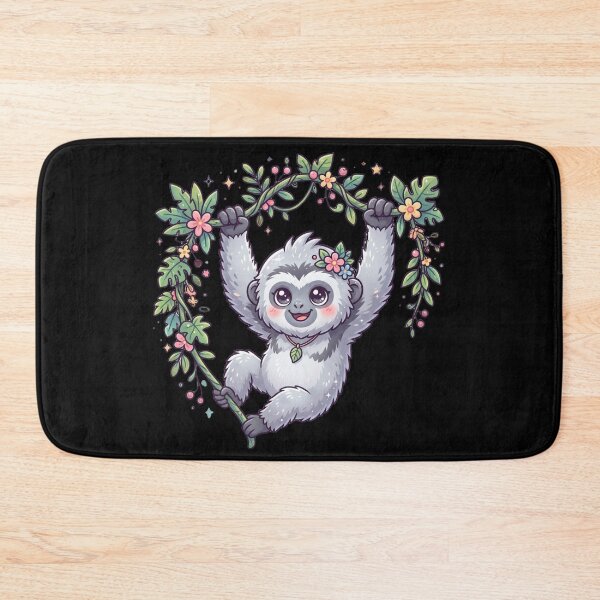 Item preview, Silvery Gibbon Cute Kawaii designed and sold by redsharkuk.
