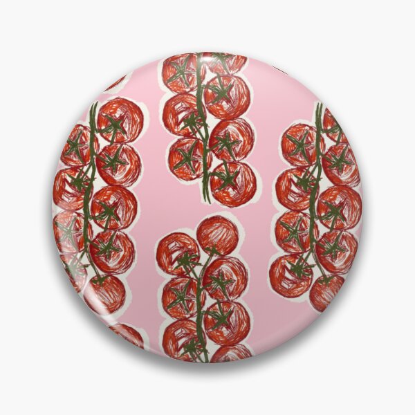 Item preview, Hand Drawn Tomato Vine Seamless Pattern designed and sold by lyiris.