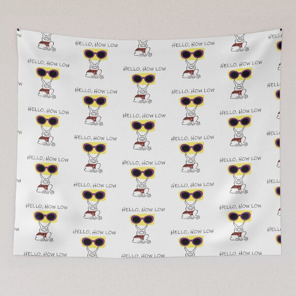 Item preview, Hello, How Low – Minimal Indie Frog Illustration designed and sold by Avohai!.
