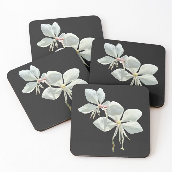 Item preview, Delicate White Gaura Whirling Butterflies Floral Design designed and sold by BalkanBloom.