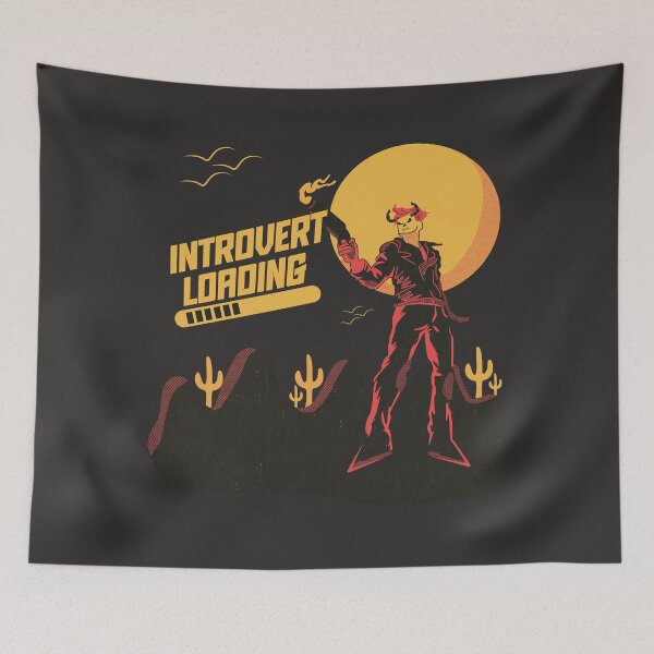 Item preview, Social Anxiety Introverted Humor Illustration designed and sold by beboplab.