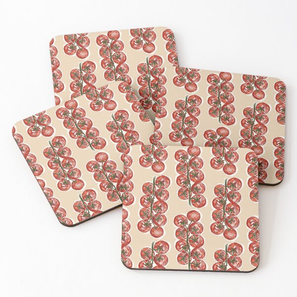 Item preview, Hand Drawn Tomato Vine Seamless Pattern designed and sold by lyiris.