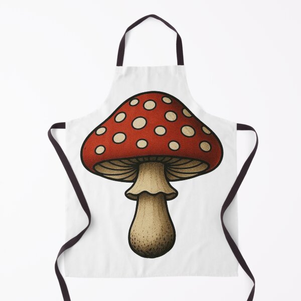 Item preview, Vintage Traditional Tattoo Style Red Amanita Mushroom designed and sold by resomrazimkul15.
