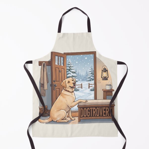 Item preview, Cozy Dogtrovert Labrador Winter Snow Walk designed and sold by MythicCotton.