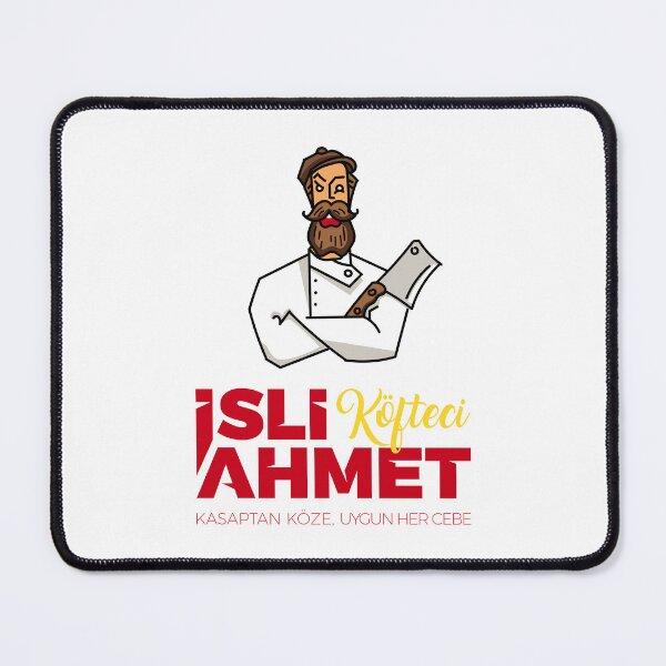 Item preview, Isli Kofteci Ahmet Vintage Butcher Chef Character Logo designed and sold by aglbath.