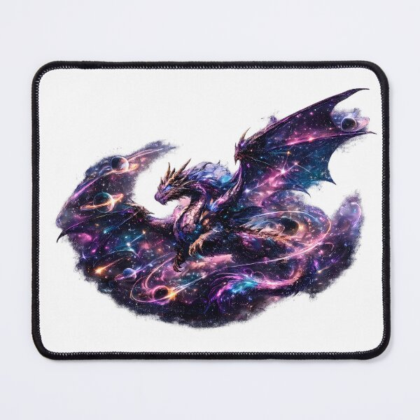 Item preview, Celestial Cosmic Galaxy Dragon Fantasy Space Nebula Art designed and sold by DragonStore210.