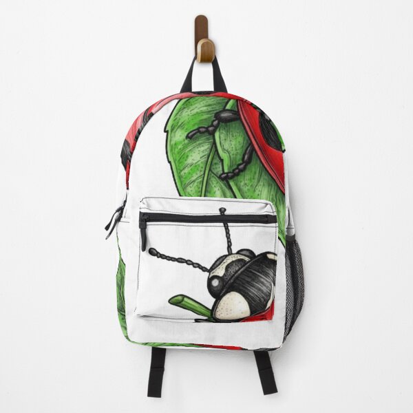 Item preview, Vintage Hand-Drawn Red Ladybug on Green Leaf designed and sold by resomrazimkul15.