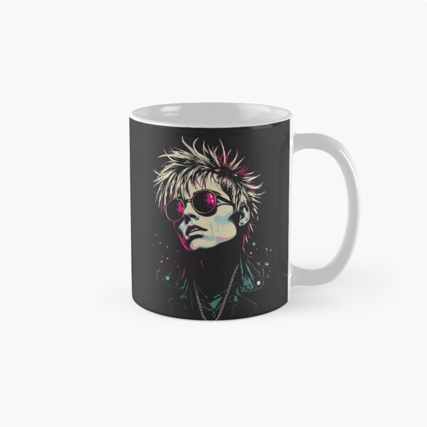 Item preview, Synthwave Punk Rocker Neon Graphic designed and sold by ERODED SELF.