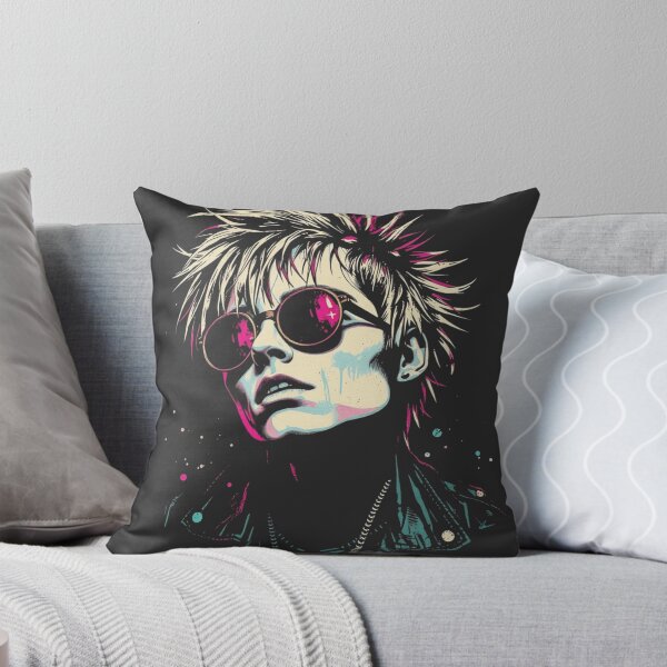 Item preview, Synthwave Punk Rocker Neon Graphic designed and sold by ERODED SELF.
