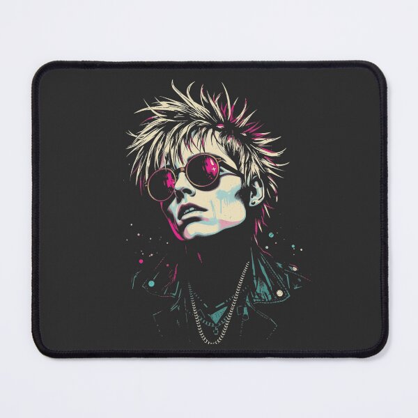 Item preview, Synthwave Punk Rocker Neon Graphic designed and sold by ERODED SELF.