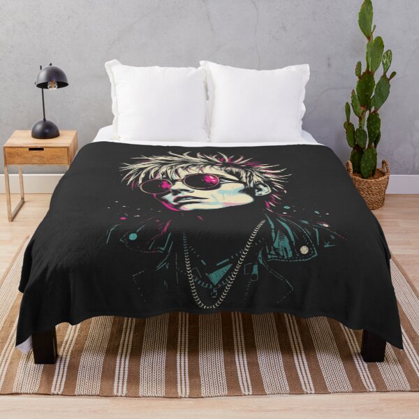 Item preview, Synthwave Punk Rocker Neon Graphic designed and sold by ERODED SELF.