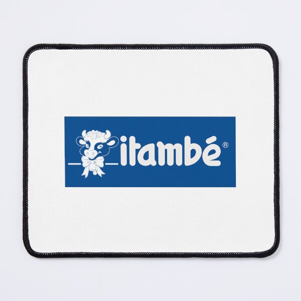 Item preview, Cute Itambe Dairy Cow Mascot Blue Banner Logo designed and sold by aglbath.