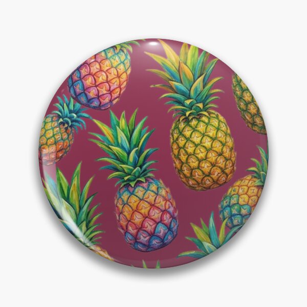 Item preview, Colorful Pineapple Pattern - Tropical Fruit Art designed and sold by Megaera8.