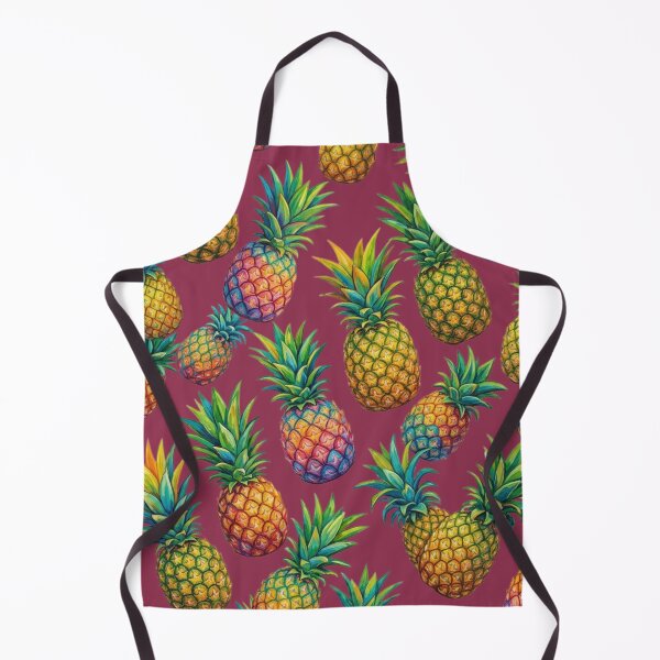 Item preview, Colorful Pineapple Pattern - Tropical Fruit Art designed and sold by Megaera8.