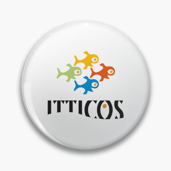 Item preview, Itticos Colorful Fish Swimming Pattern Logo designed and sold by aglbath.