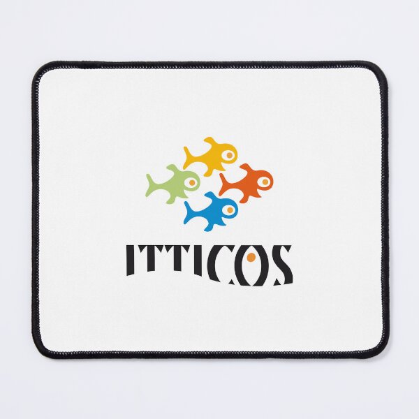 Item preview, Itticos Colorful Fish Swimming Pattern Logo designed and sold by aglbath.