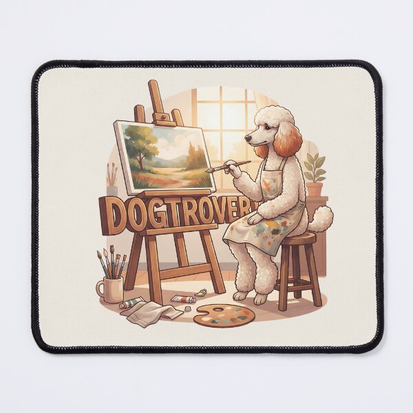 Item preview, Creative Dogtrovert Poodle Painting Art designed and sold by MythicCotton.