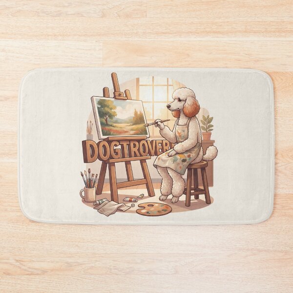 Item preview, Creative Dogtrovert Poodle Painting Art designed and sold by MythicCotton.